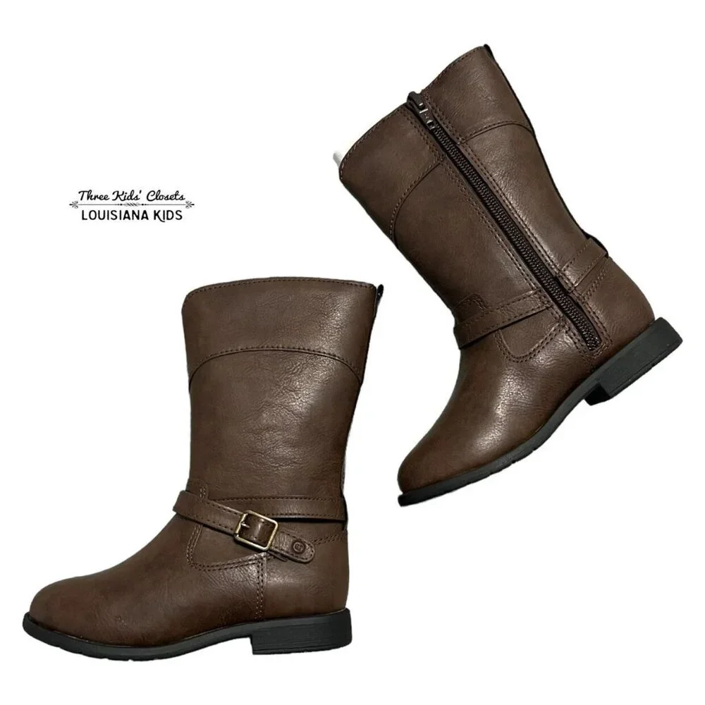 NEW Stride Rite 8.5W Chocolate Brown Juliette Boots